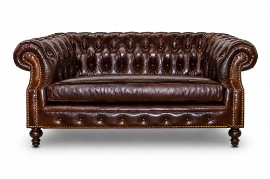Lux and Borough Orleans style custom loveseat featuring a beautifully exposed, hand-carved natural wood frame, a classic cane back panel, a single-cushion bench seat, and elegant cabriole legs.
